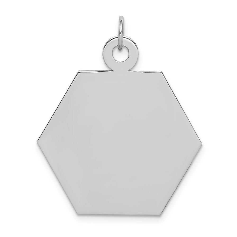 14k White Gold Medical Jewelry Pendant