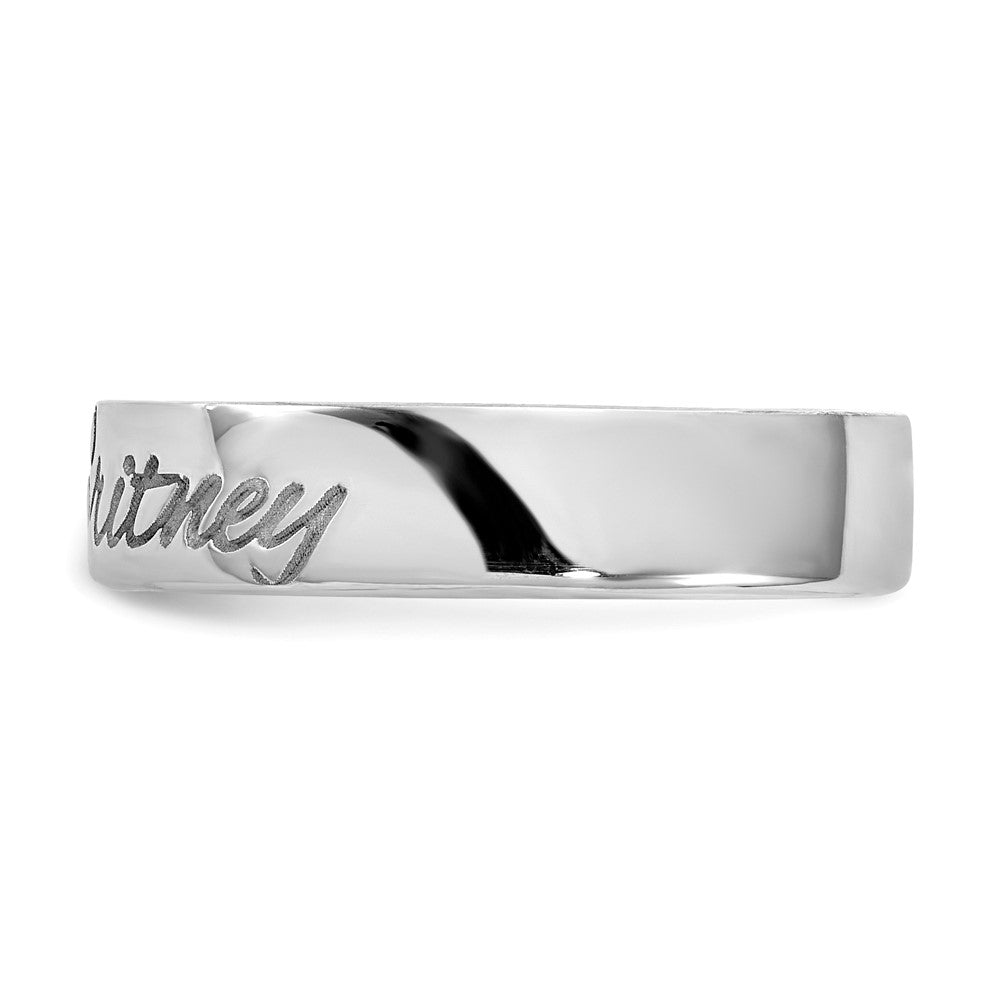 14K White Gold Customized Ring