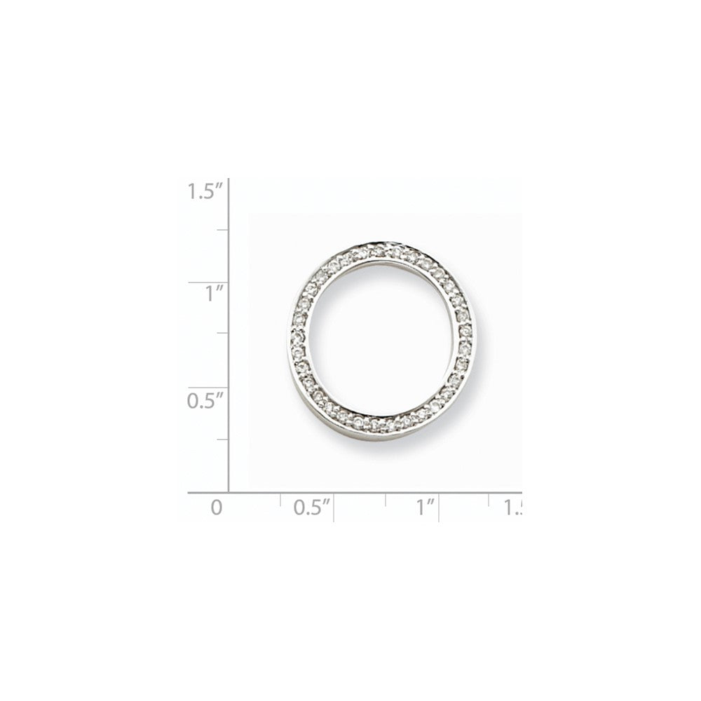 14k White Gold VS Real Diamond pendant