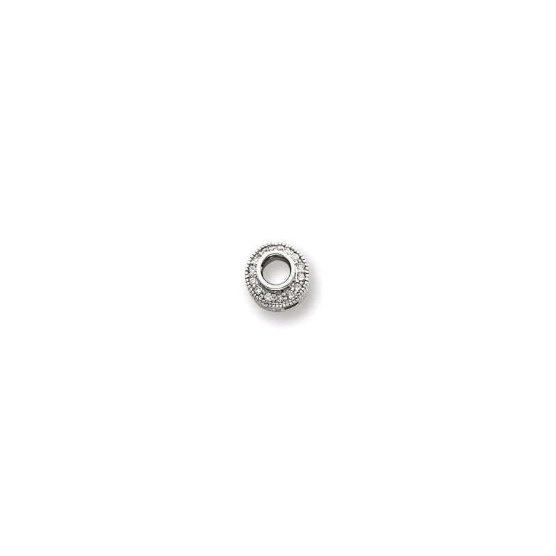 14k White Gold VS Diamond pendant