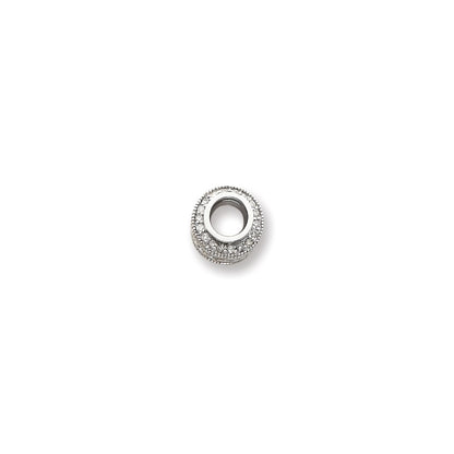 14k White Gold AA Diamond pendant