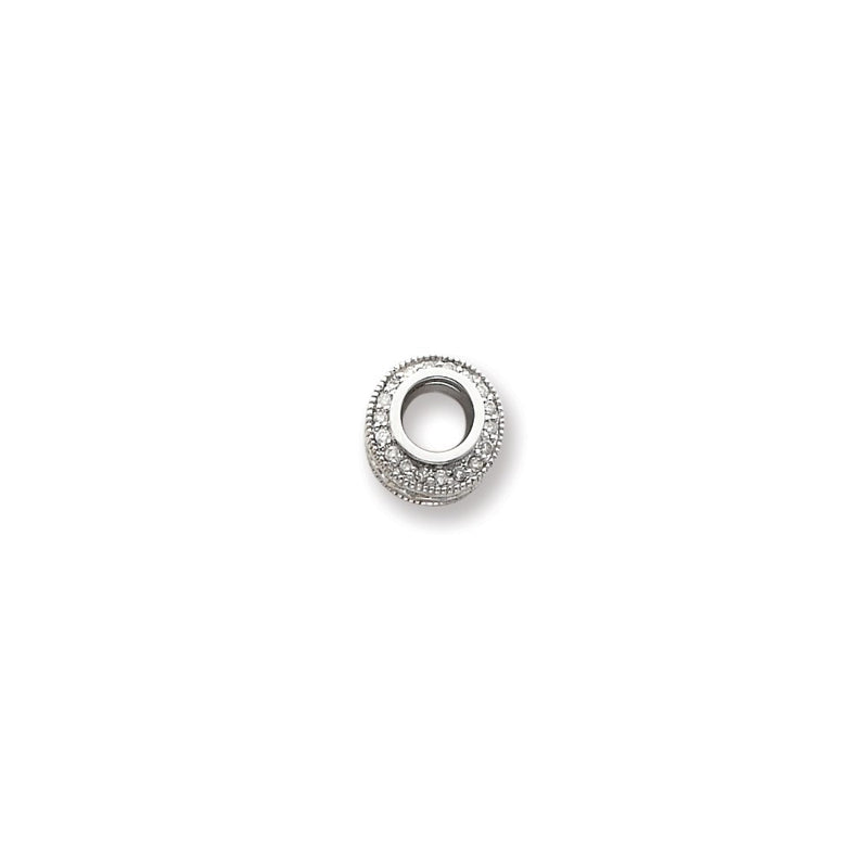 14k White Gold AA Diamond pendant