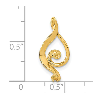 14K Yellow Gold 5.5mm White Round Freshwater Cultured Pearl A Real Diamond Pendant