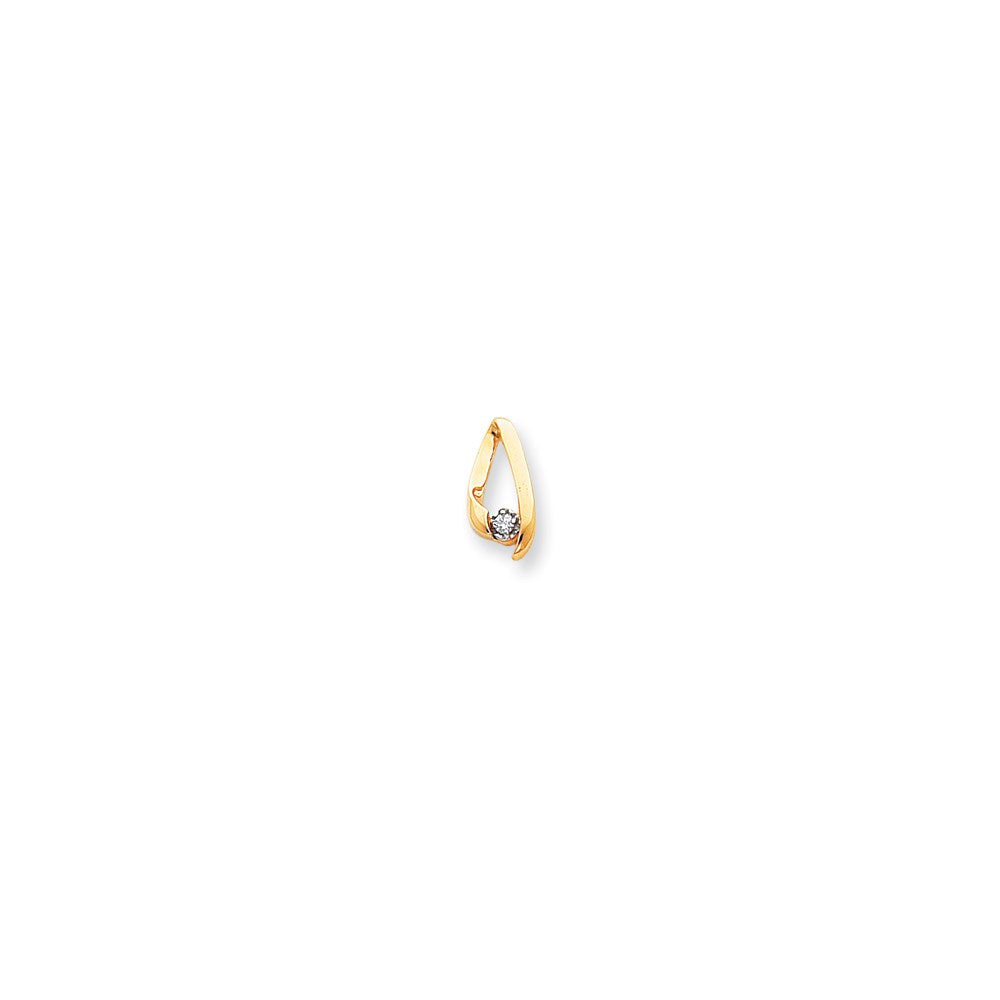 14k A Diamond chain slide