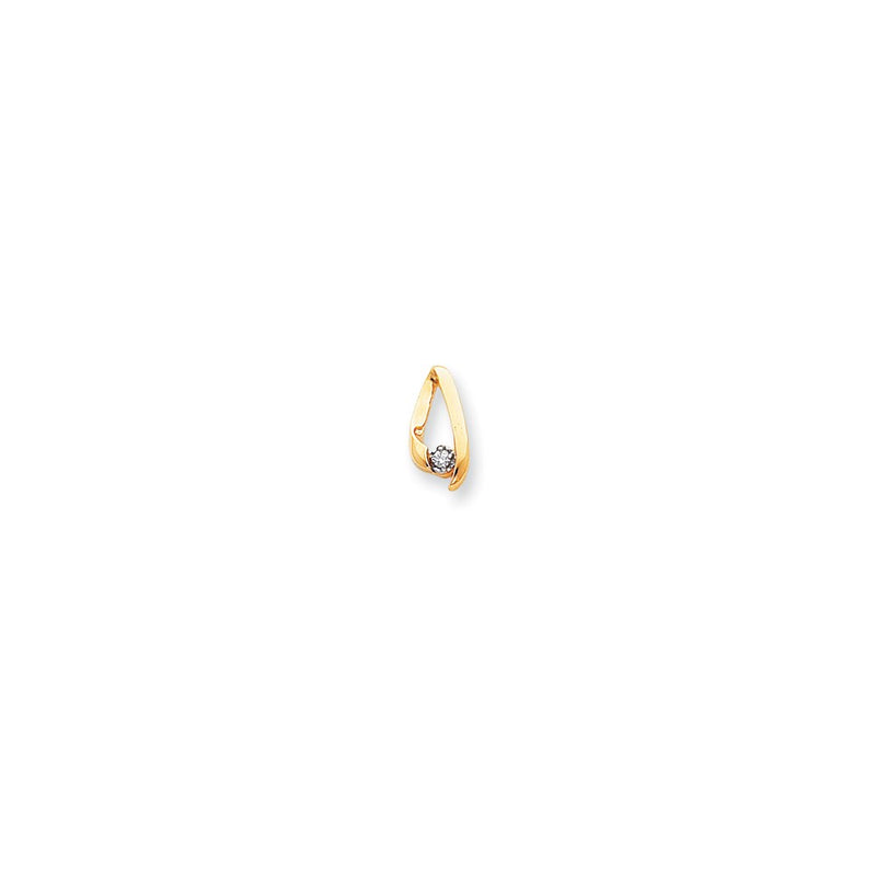 14k A Diamond chain slide