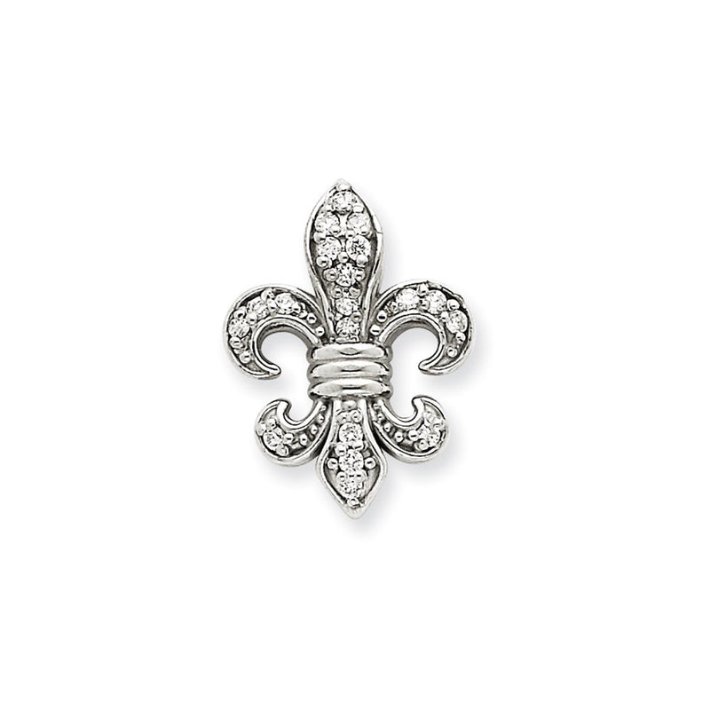 14K White GoldVS Real Diamond Pendant