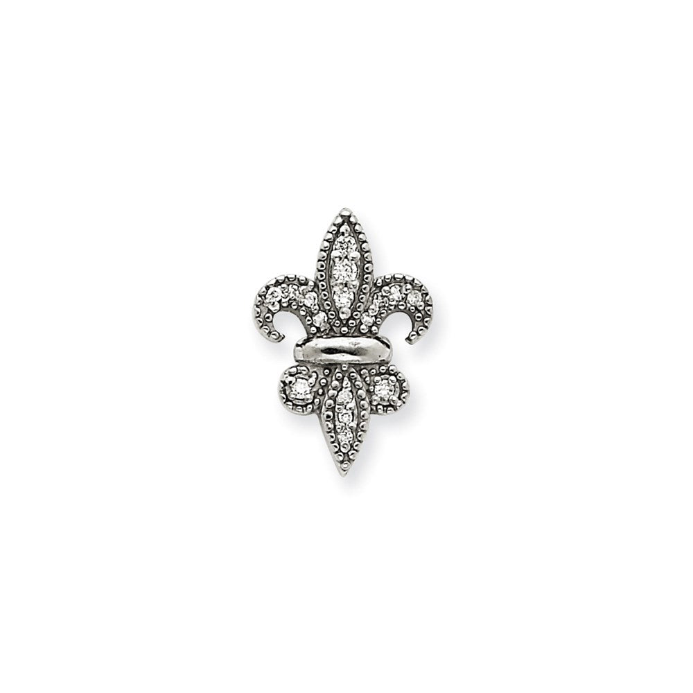 14K White GoldAAA Real Diamond Pendant