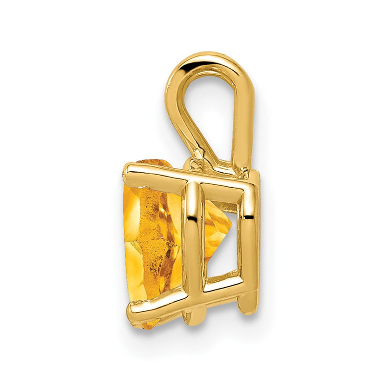 14K Yellow Gold Citrine pendant