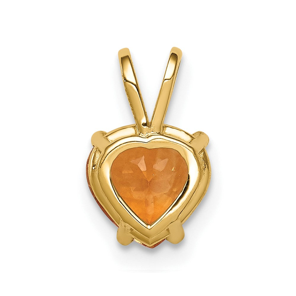 14K Yellow Gold Citrine pendant