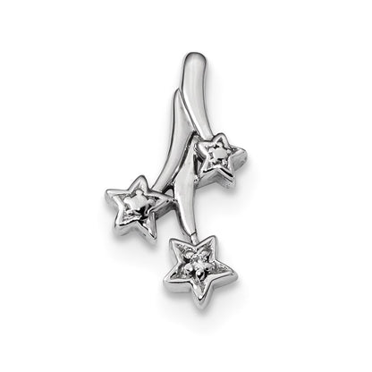 14k White Gold Real Diamond Pendant