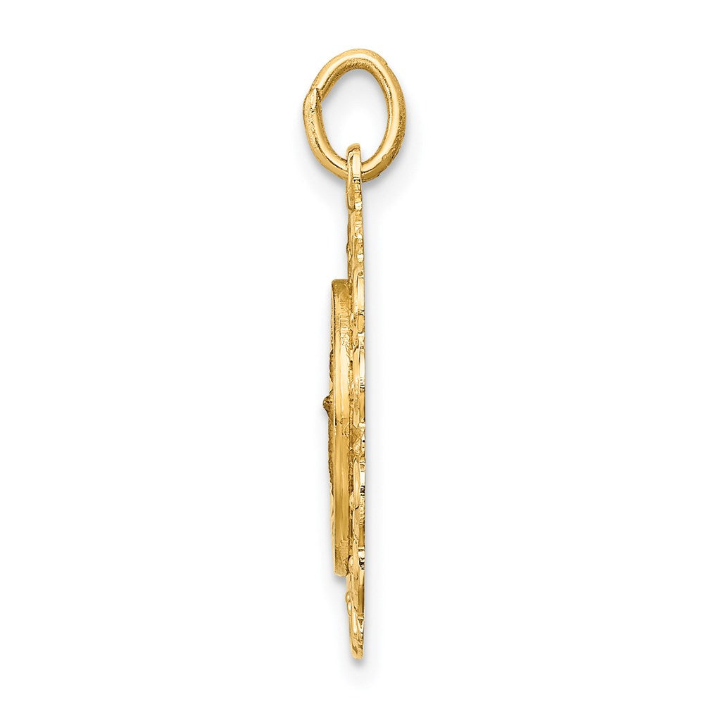 14k Yellow Gold Infant of Prague Medal Charm