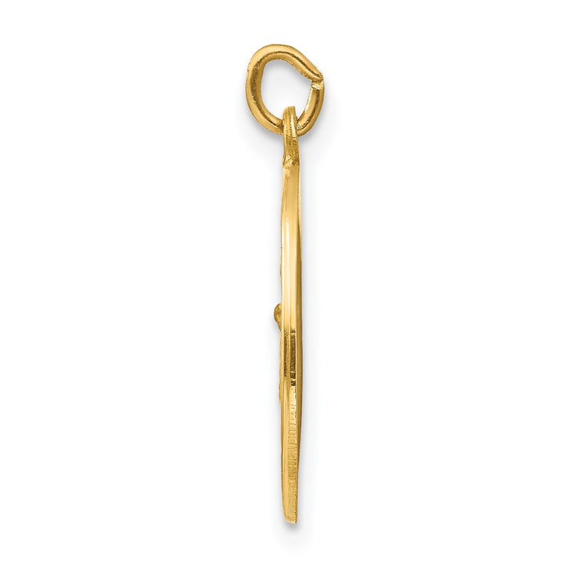 14k Yellow Gold Infant of Prague Medal Charm