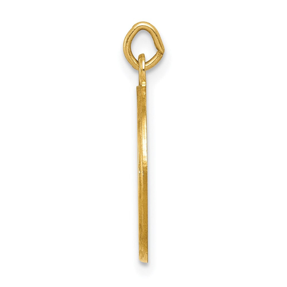 14k Yellow Gold Confirmation Medal Charm