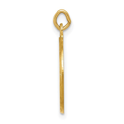 14k Yellow Gold Confirmation Medal Charm