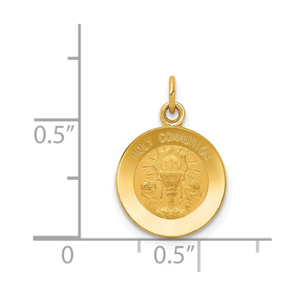 14k Yellow Gold Holy Communion Charm