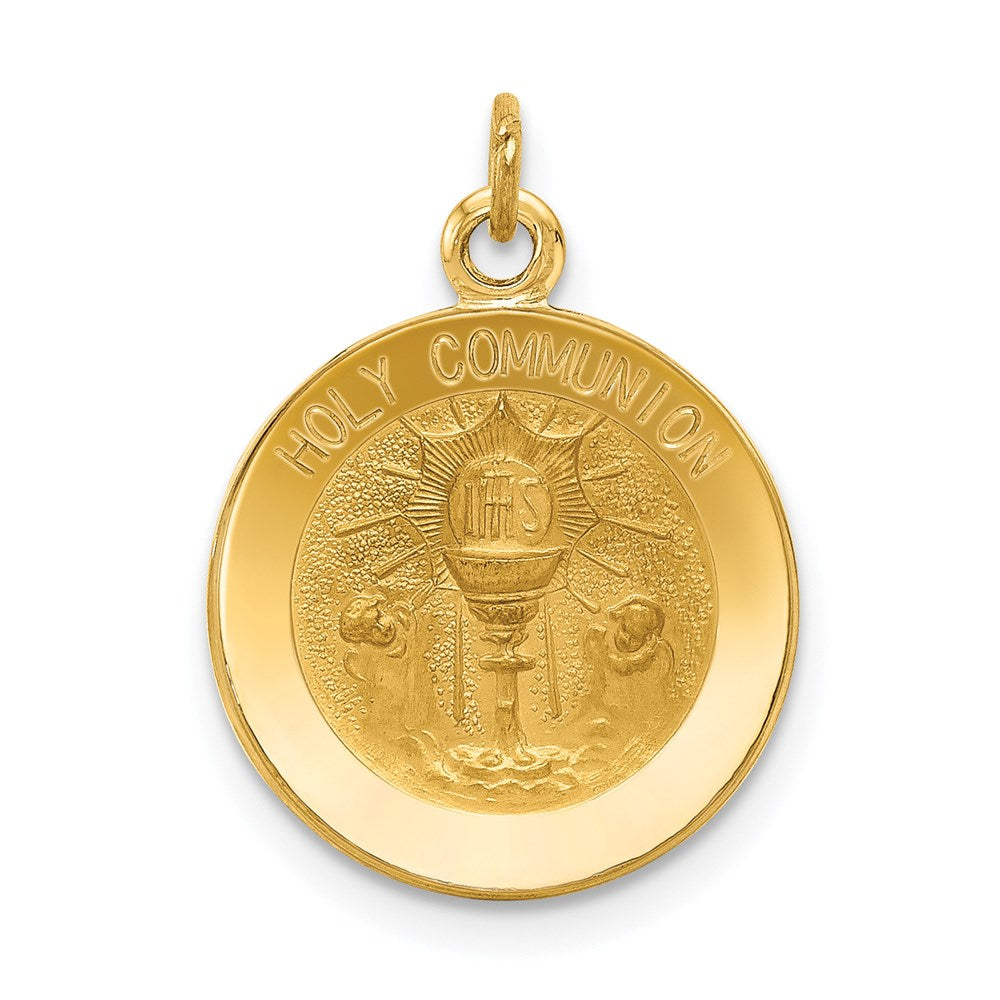 14k Yellow Gold Holy Communion Charm