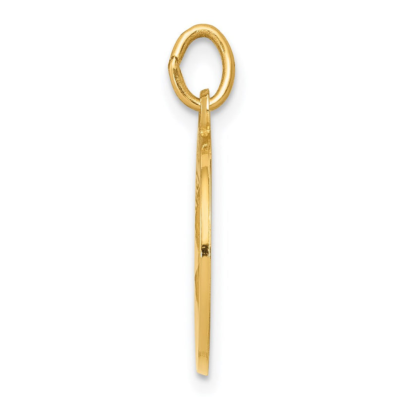 14k Yellow Gold First Holy Communion Charm
