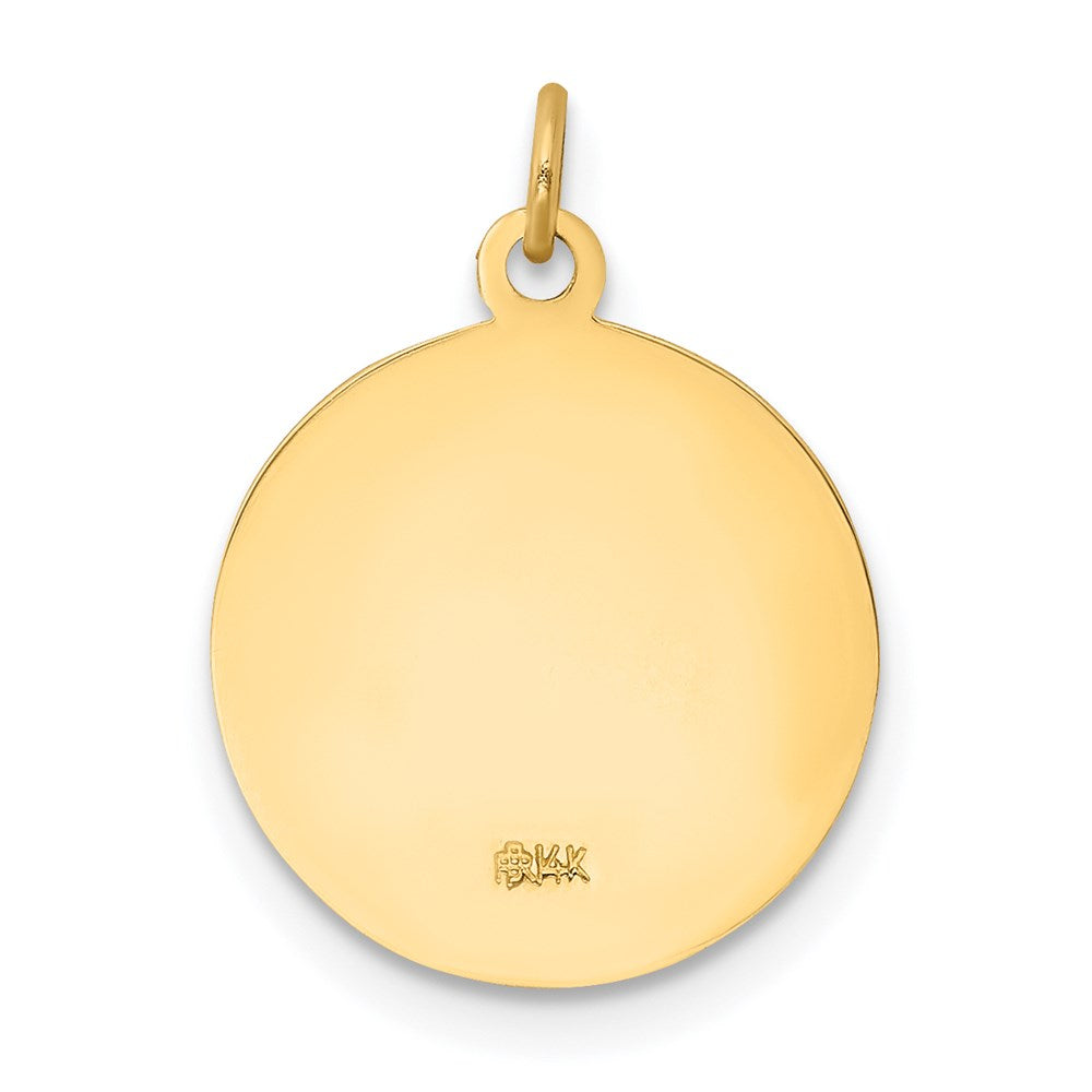 14k Yellow Gold First Holy Communion Charm