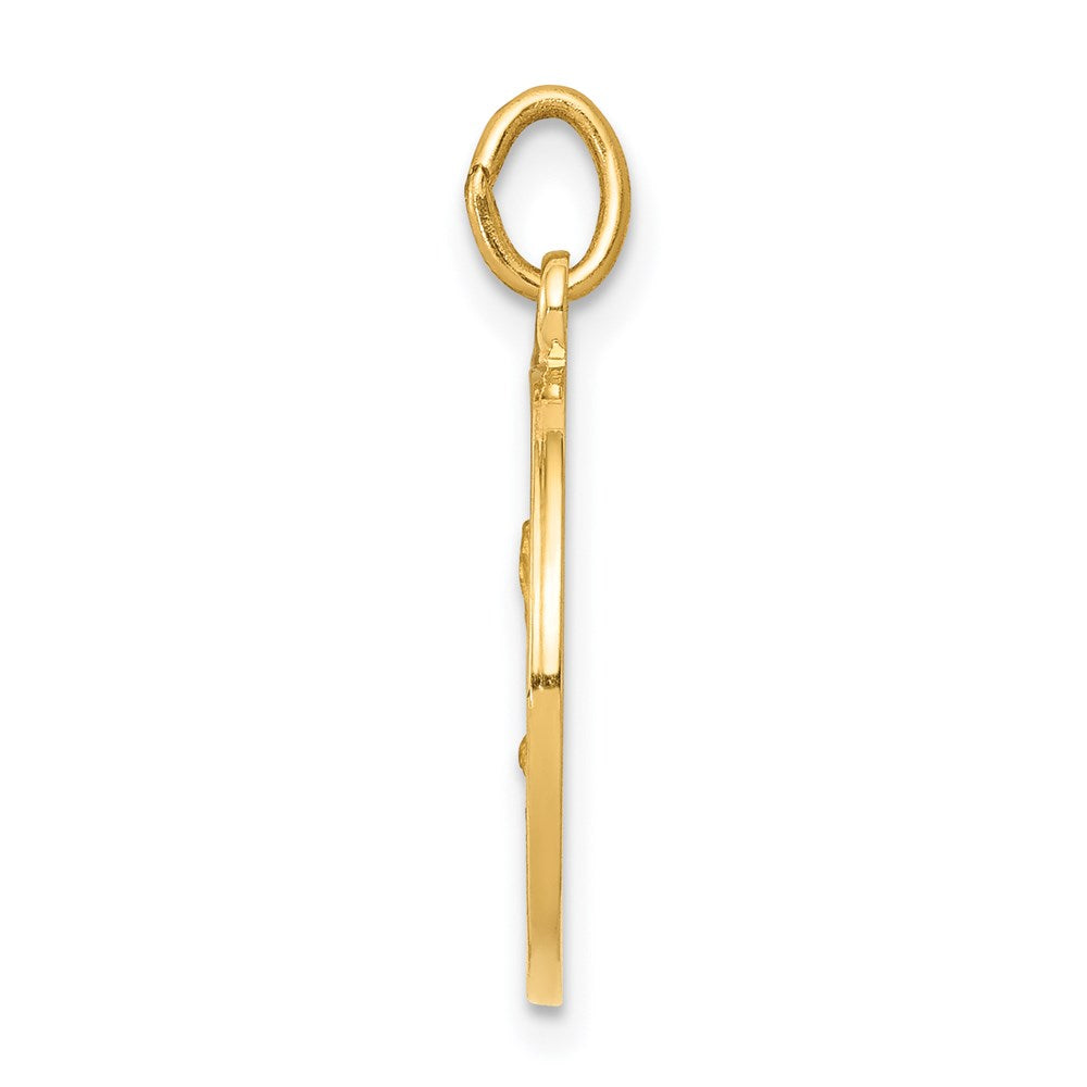 14k Yellow Gold Saint Matthew Medal Charm