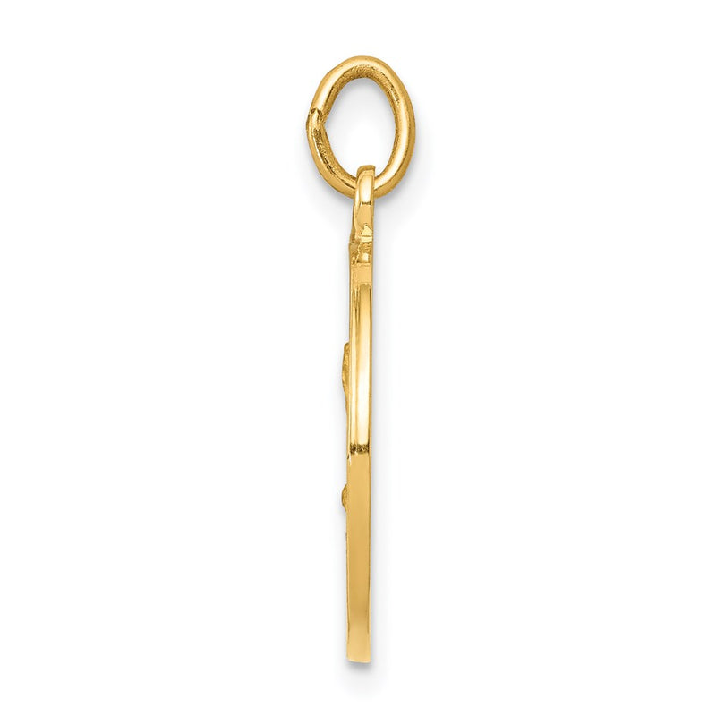 14k Yellow Gold Saint Matthew Medal Charm