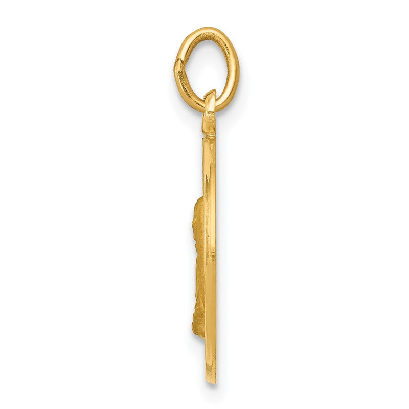 14k Yellow Gold Mother Cabrini Medal Charm
