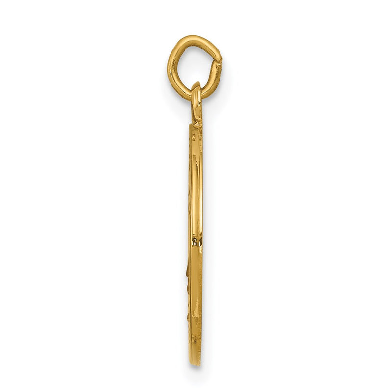14k Yellow Gold Saint Elizabeth Seton Medal Charm