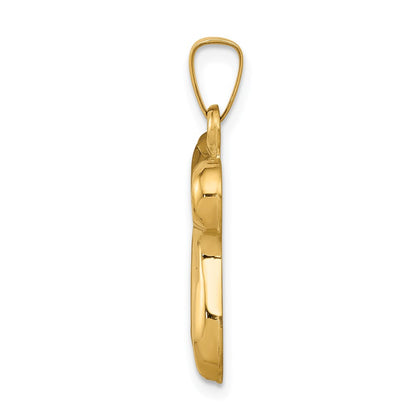 14k Yellow Gold Chai Pendant