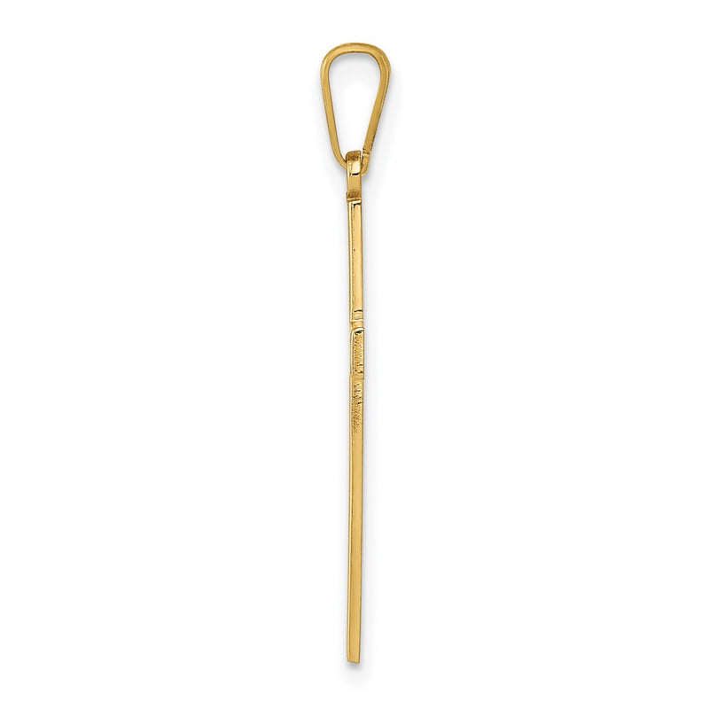 14k Yellow Gold Cross Pendant