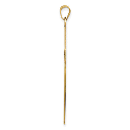 14k Yellow Gold Cross Pendant