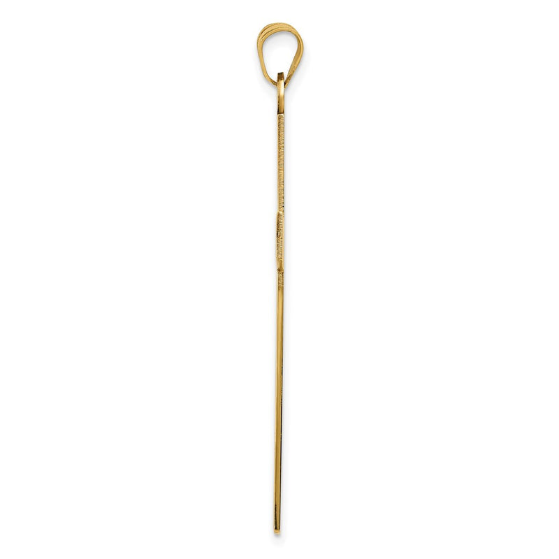 14k Yellow Gold Cross Pendant