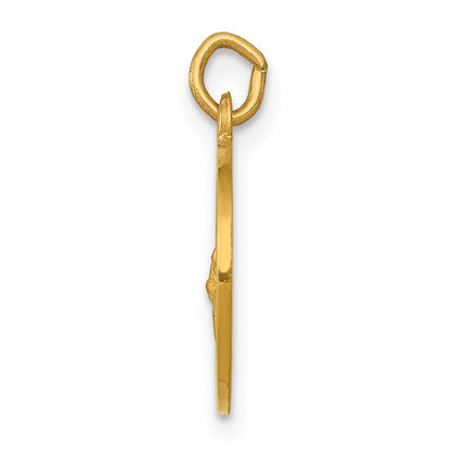 14k Yellow Gold Saint Gerard Medal Charm