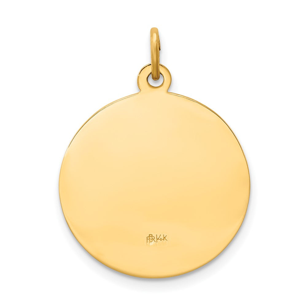 14k Yellow Gold Saint Paul Medal Pendant