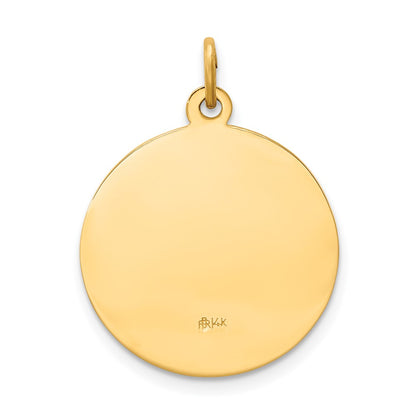 14k Yellow Gold Saint Paul Medal Pendant