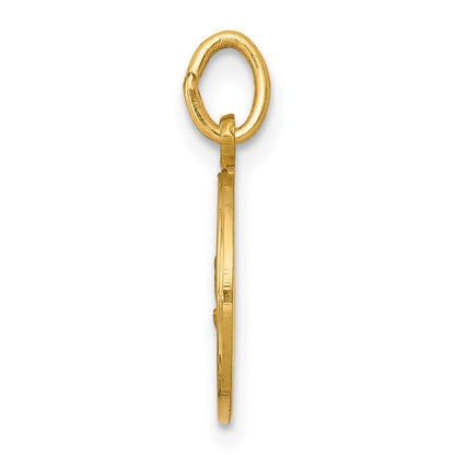 14k Yellow Gold Our Lady of Fatima Medal Charm