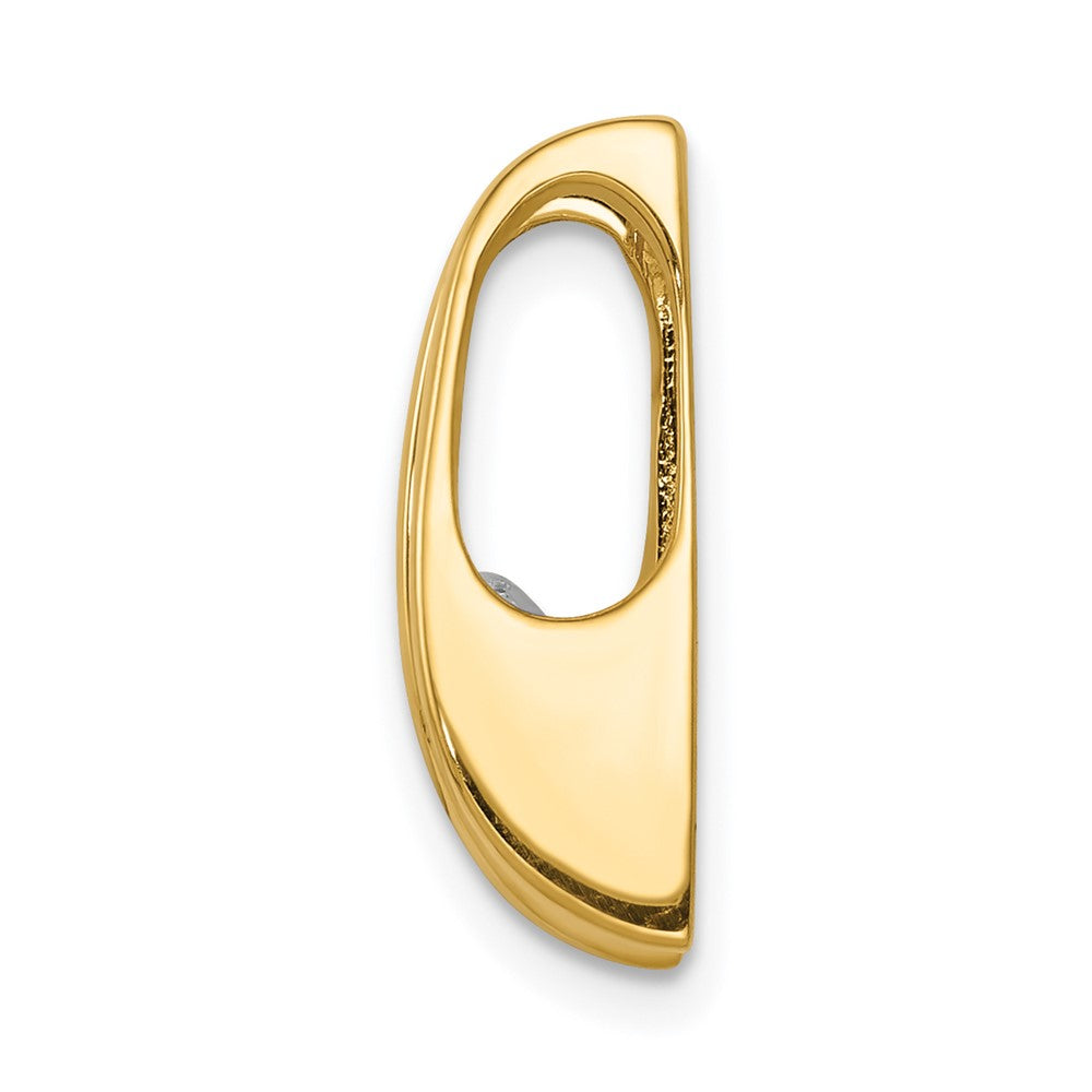 14k AAA 5.25mm Diamond Slide