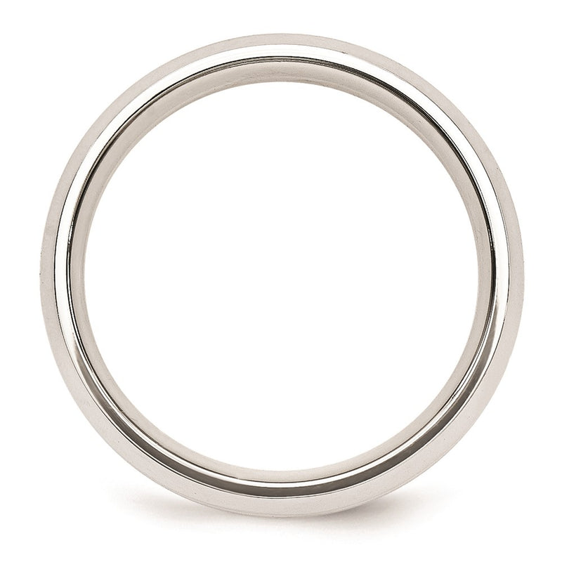 Solid 14K Yellow Gold Two-Tone 6mm Domed Size 7 Wedding Men's/Women's Wedding Band Ring