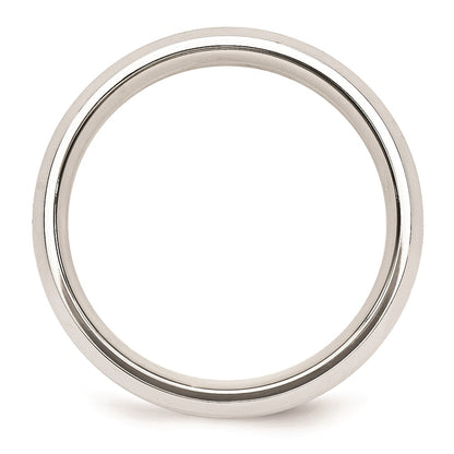 Solid 10K Yellow Gold Two-Tone 6mm Domed Size 12 Wedding Men's/Women's Wedding Band Ring