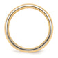 Solid 10K Yellow Gold Two-Tone 6mm Domed Size 12 Wedding Men's/Women's Wedding Band Ring