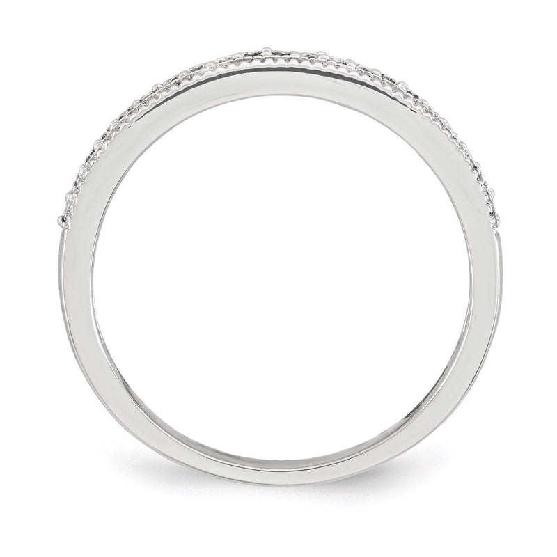 14K White Gold Real Diamond Ring