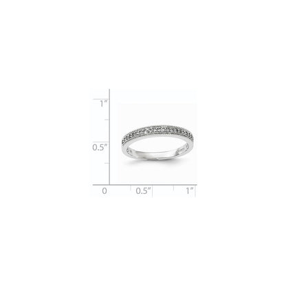 14K White Gold Real Diamond Ring