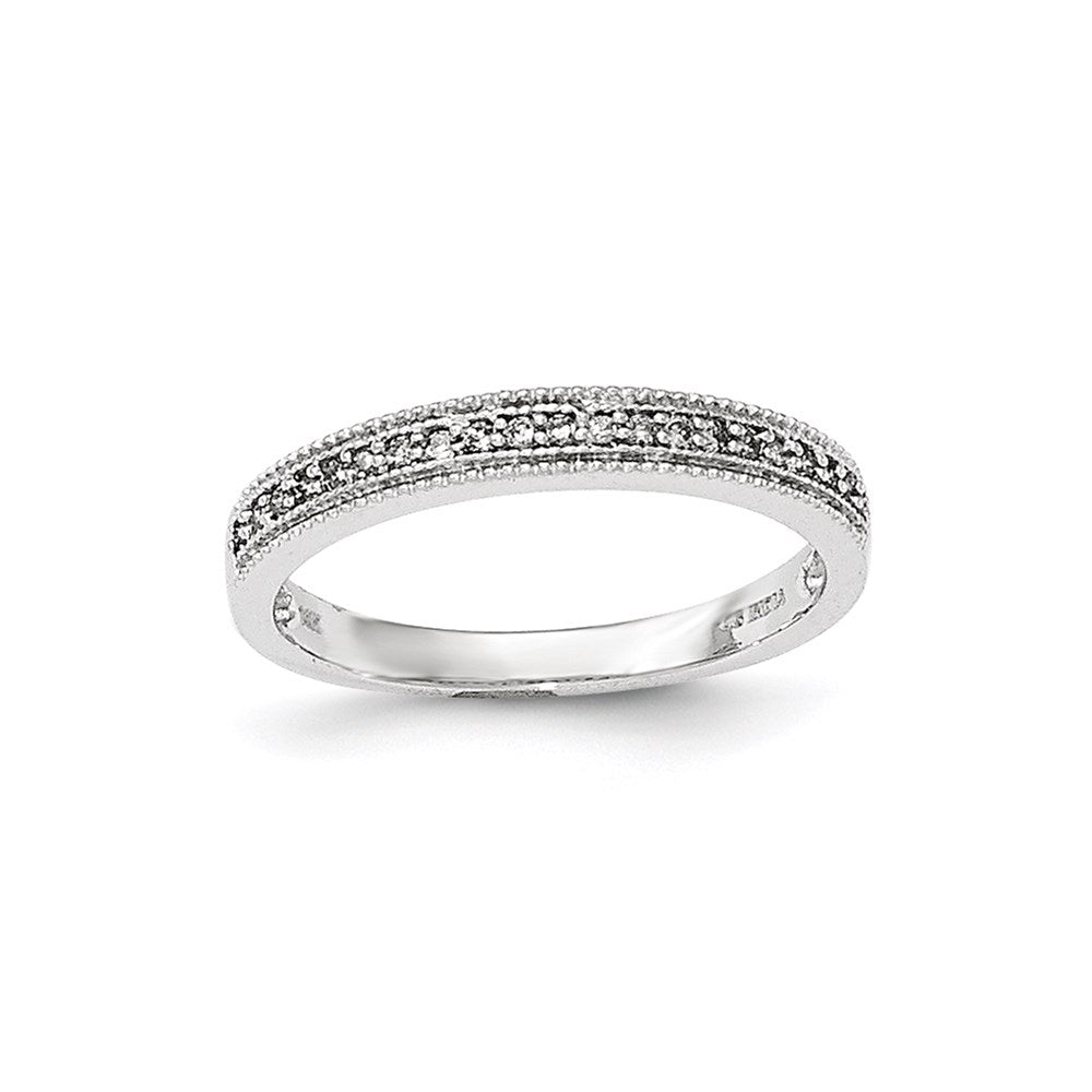 14K White Gold Real Diamond Ring
