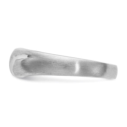 14k White Gold Real Diamond Men's Ring