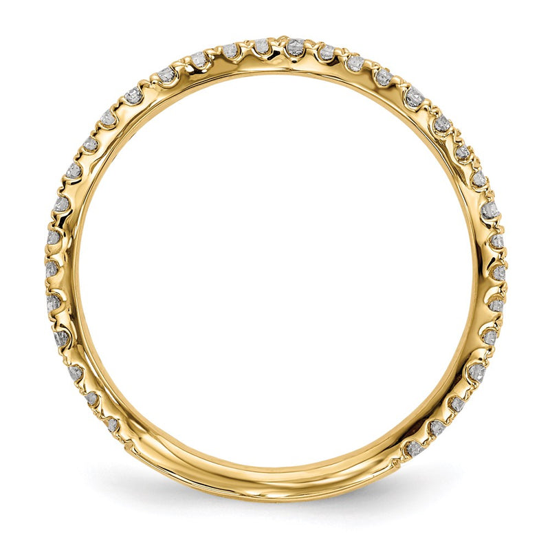 14k Yellow Gold Real Diamond Ring