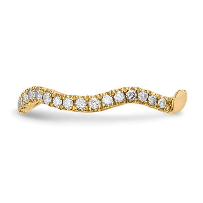 14k Yellow Gold Real Diamond Ring