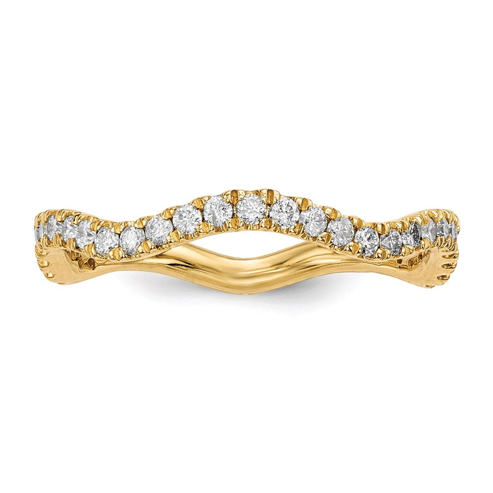 14k Yellow Gold Real Diamond Ring