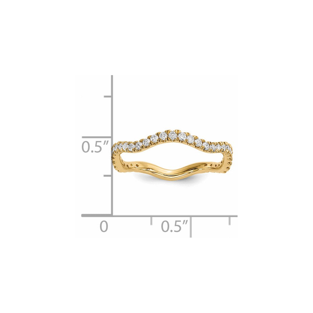14k Yellow Gold Real Diamond Ring