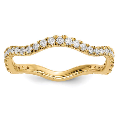 14k Yellow Gold Real Diamond Ring