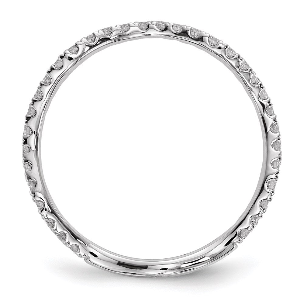 14k White Gold Real Diamond Ring