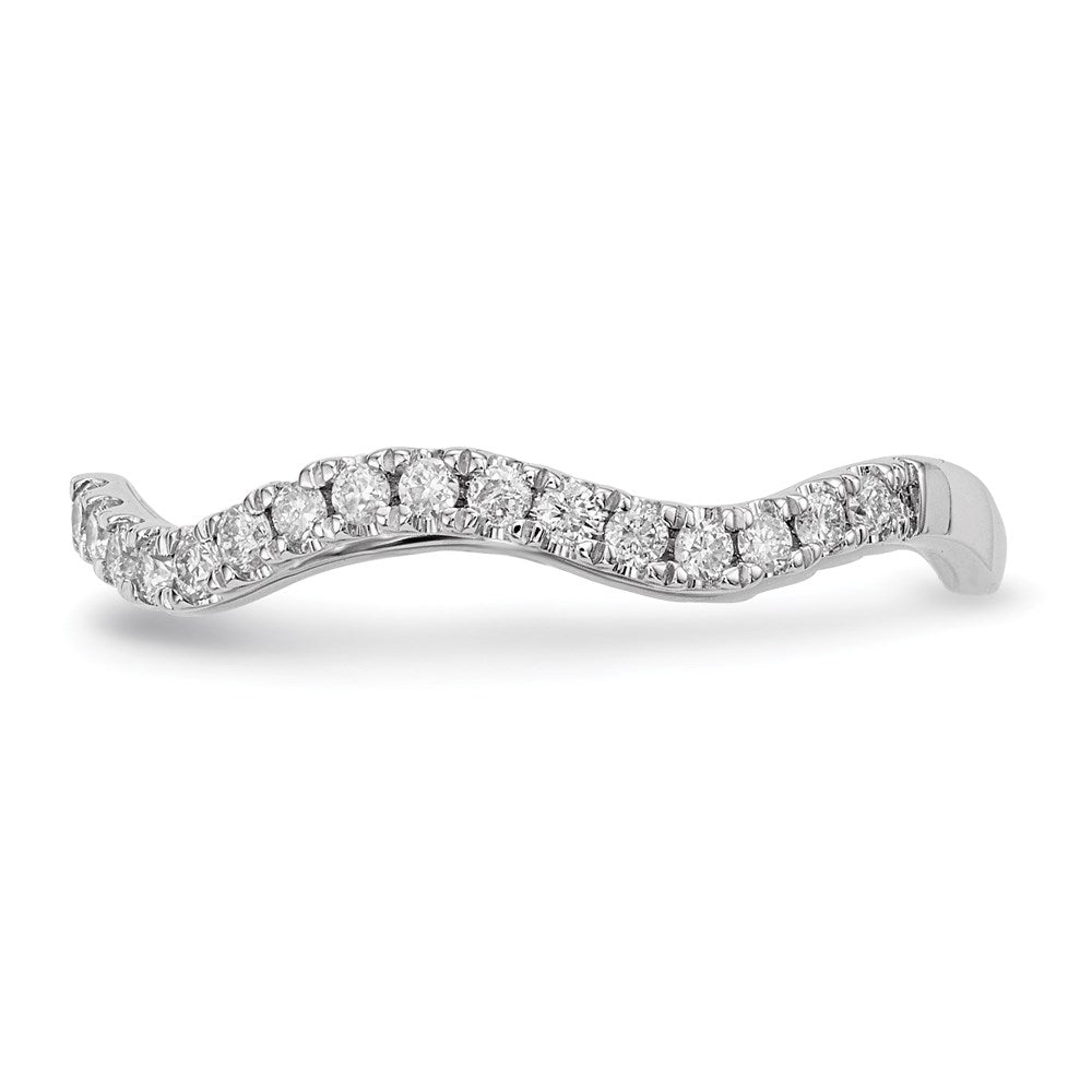 14k White Gold Real Diamond Ring