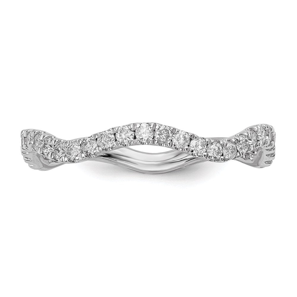 14k White Gold Real Diamond Ring